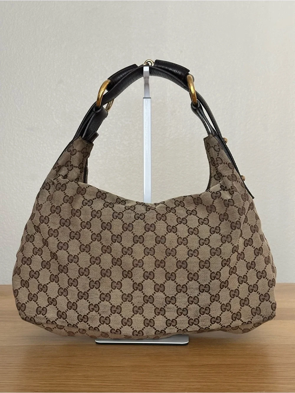 Gucci Horsebit hobo shoulder bag with COA - Picture 2 of 16